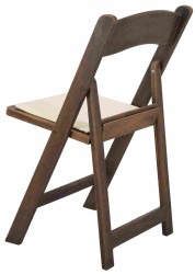 fruitwood folding resin woodgrain with ivory seat 5 1757709975 Garden Folding chair - Wood